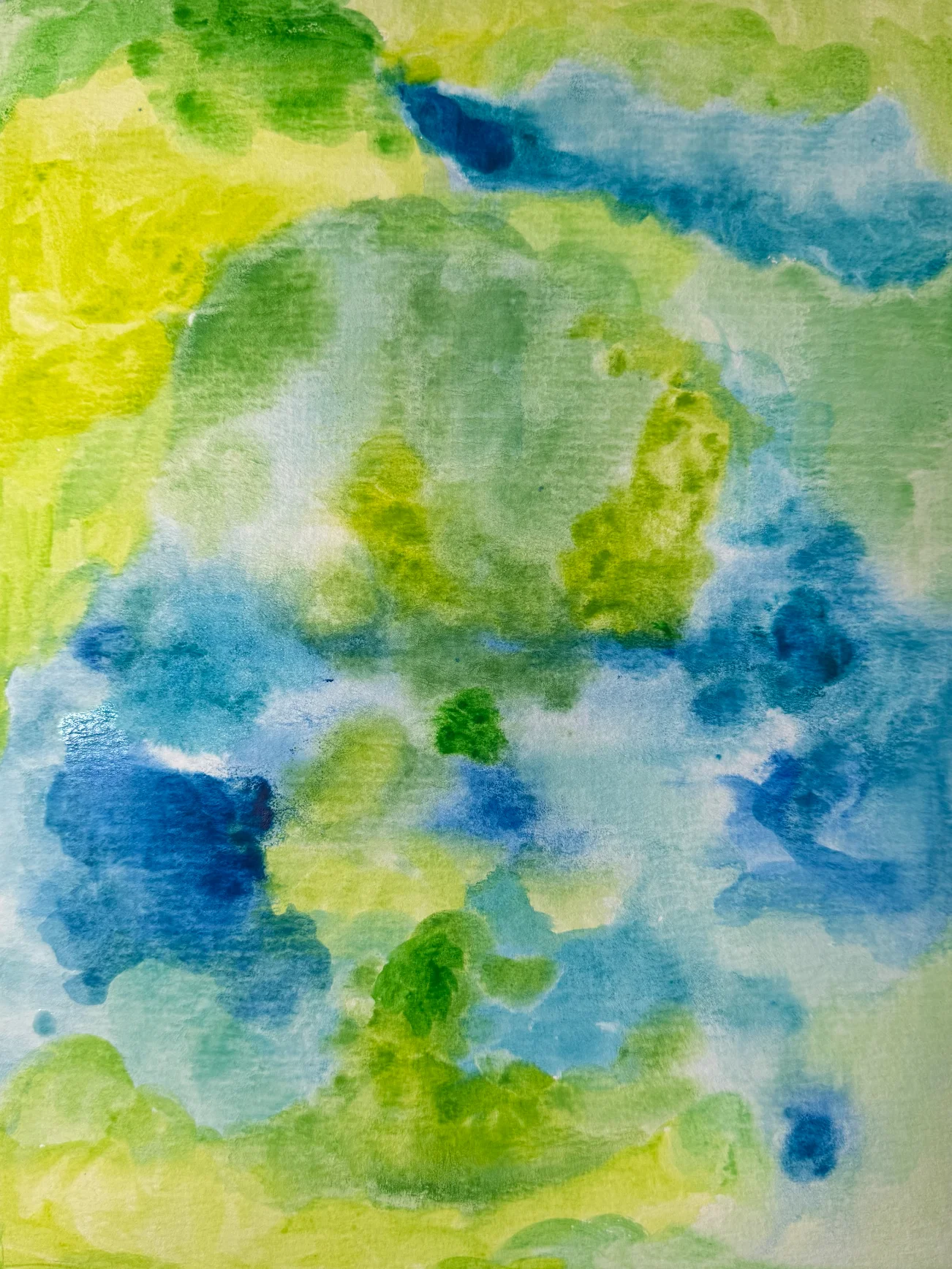 Green Watercolor Shirt product image (5)