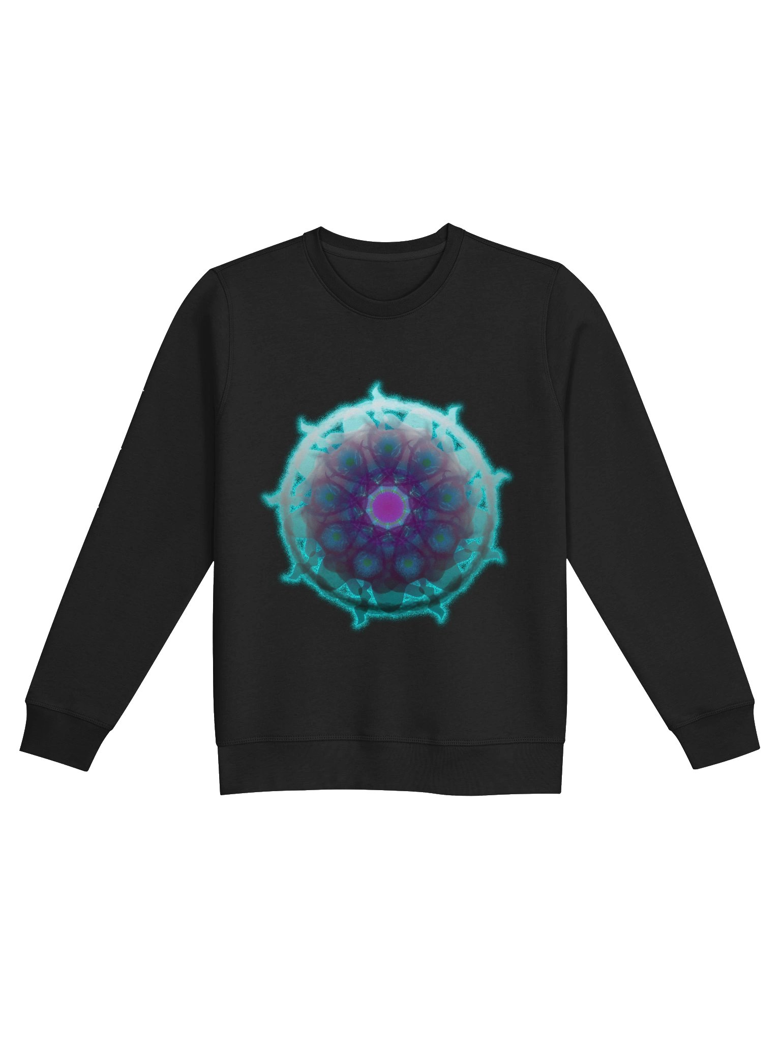 Neon Bloom Organic Sweatshirt product image (2)