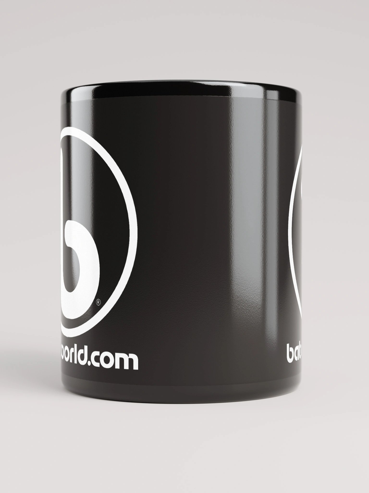 BateWorld.com Coffee Mug in Black/White product image (4)
