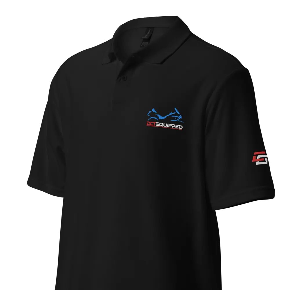 DCT Shadow Wing Polo Shirt Black/Blue product image (5)