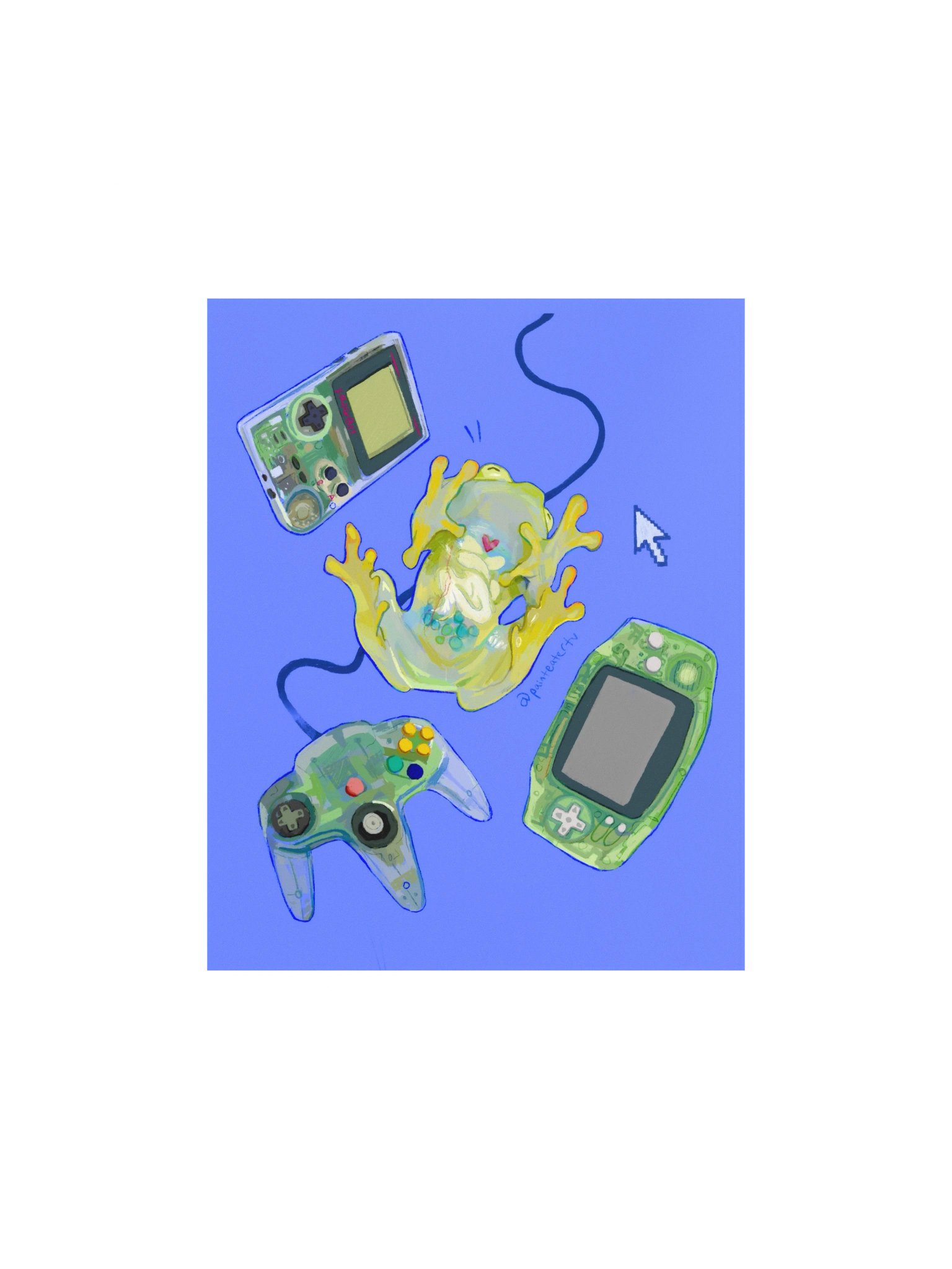Gaming Frog Print product image (1)