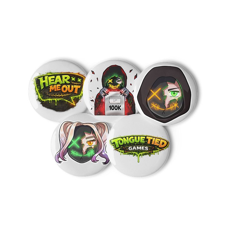 5 Set of TTG Pins product image (3)
