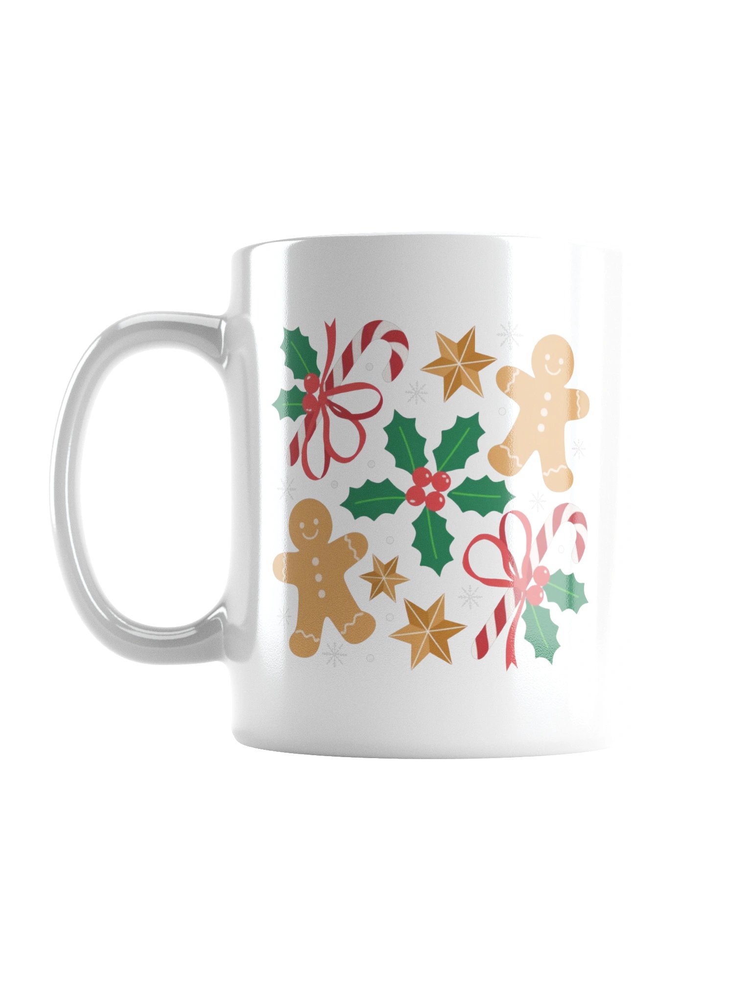 Gingerbread Holiday Pattern Coffee Mug product image (1)