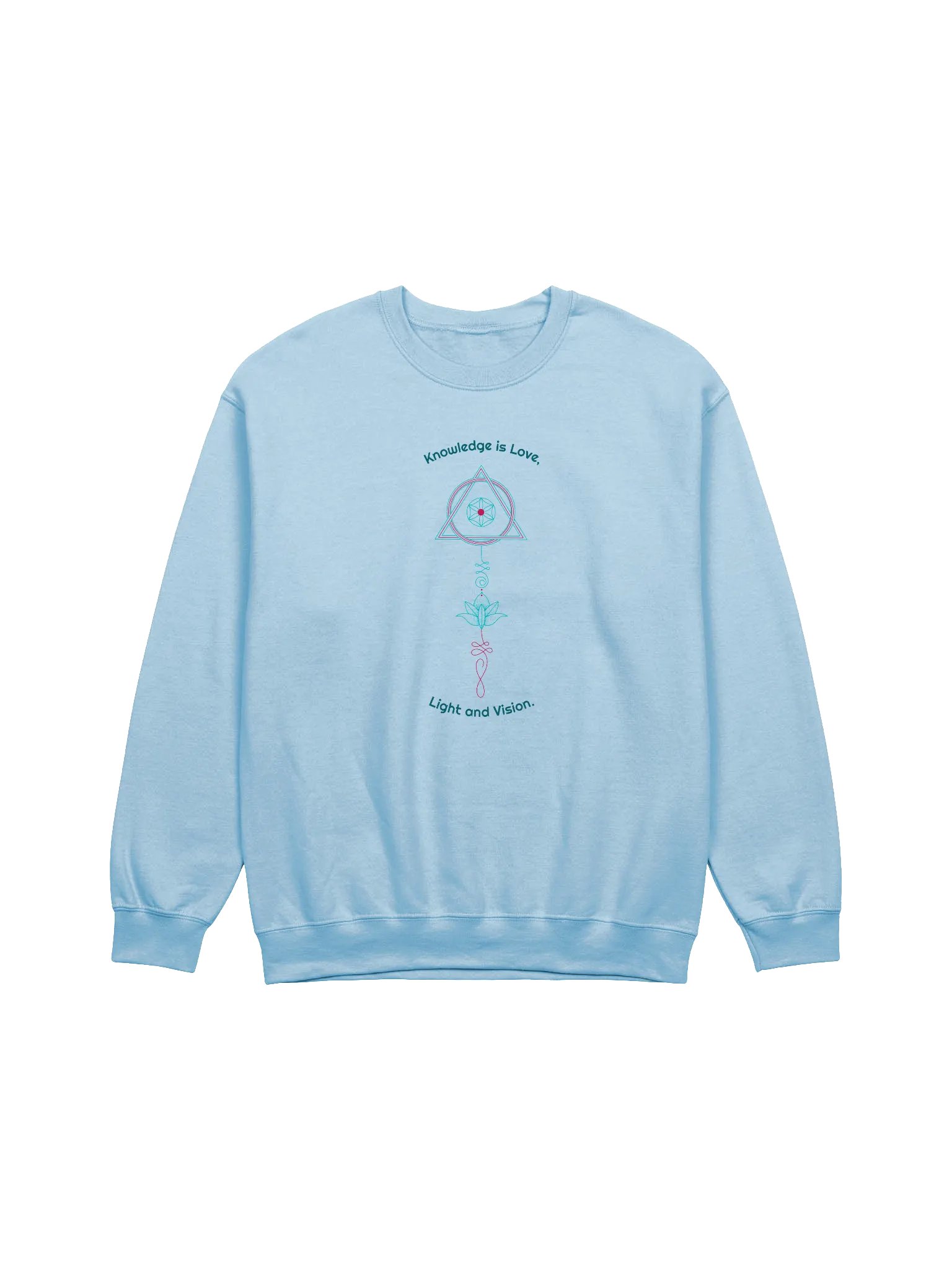 Knowledge Is Love Geometry Crewneck Sweatshirt product image (1)