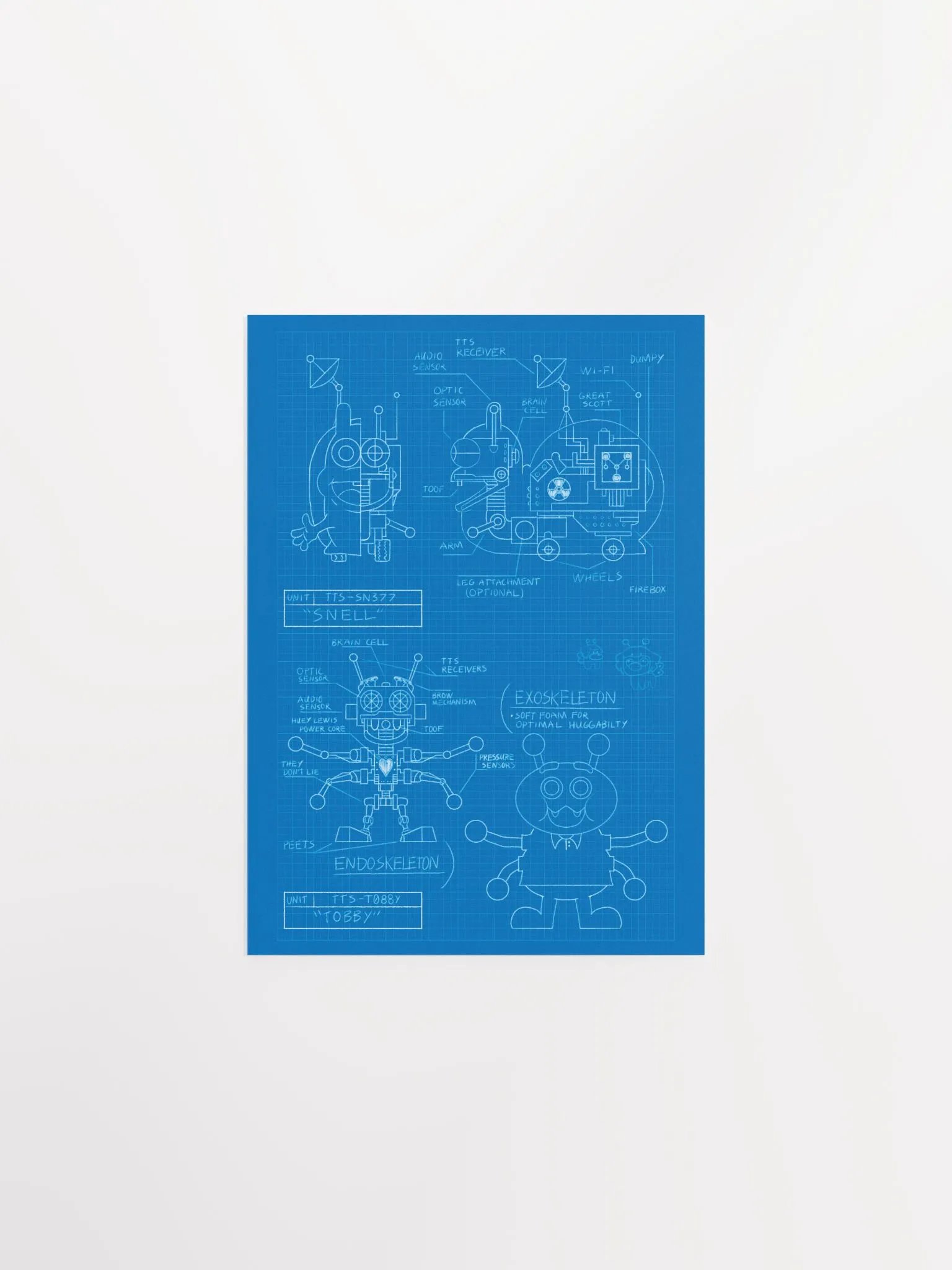 Animatronic Schematics Poster product image (2)