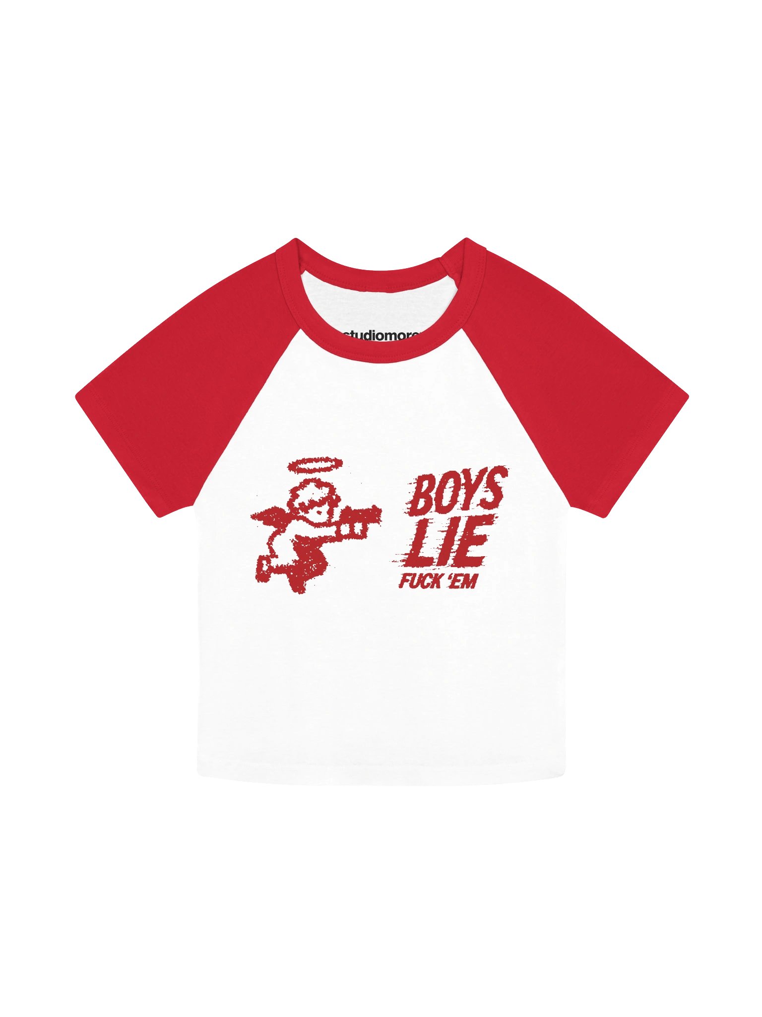 Boys Lie – Raglan Baby Tee product image (1)