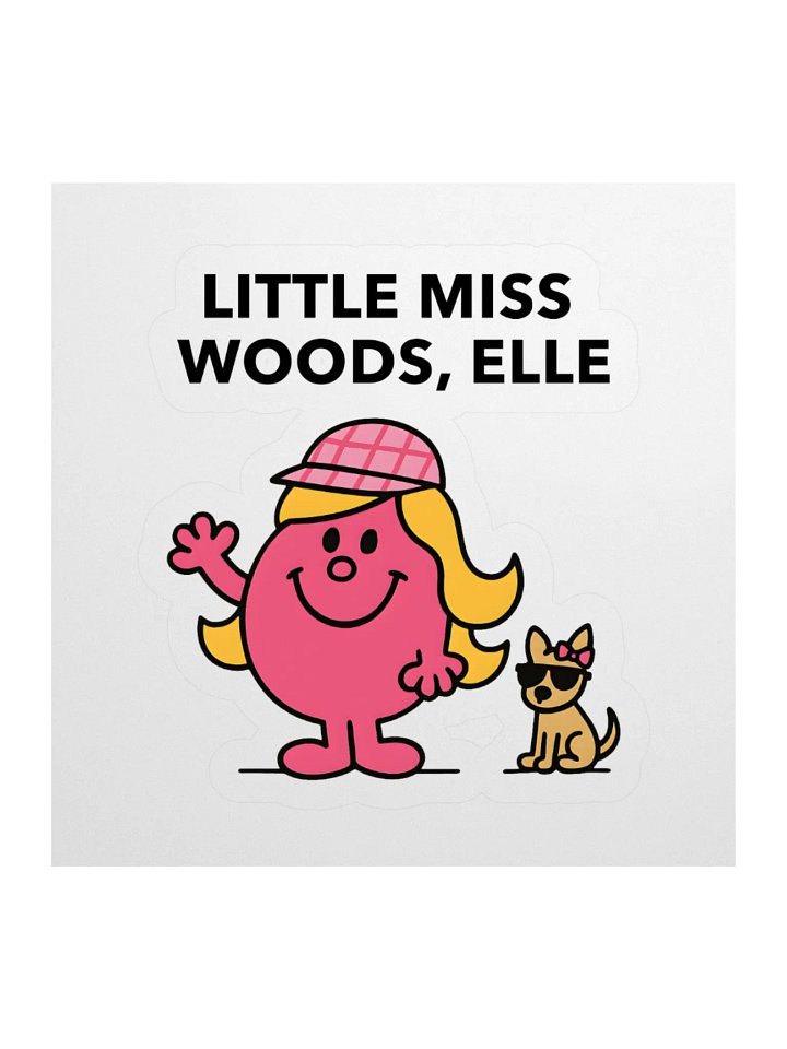 Little Miss Elle Woods Stickers – Kiss-Cut Broadway Meme Vinyl Decals product image (1)