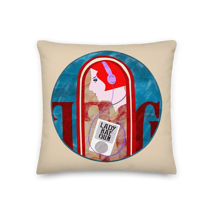 Lady Rae Gun Nouveau Pillow product image (1)