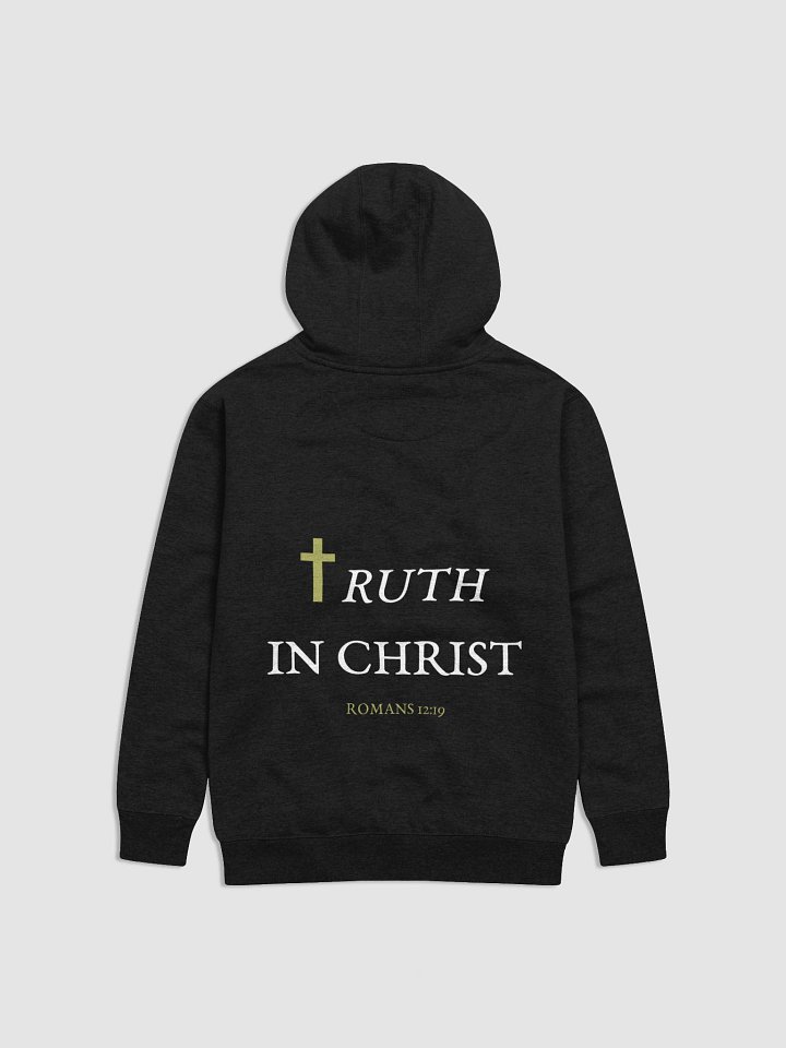 "Truth in Christ" Romans 12:19 Hoodie – Cross 'T' Faith Design product image (16)