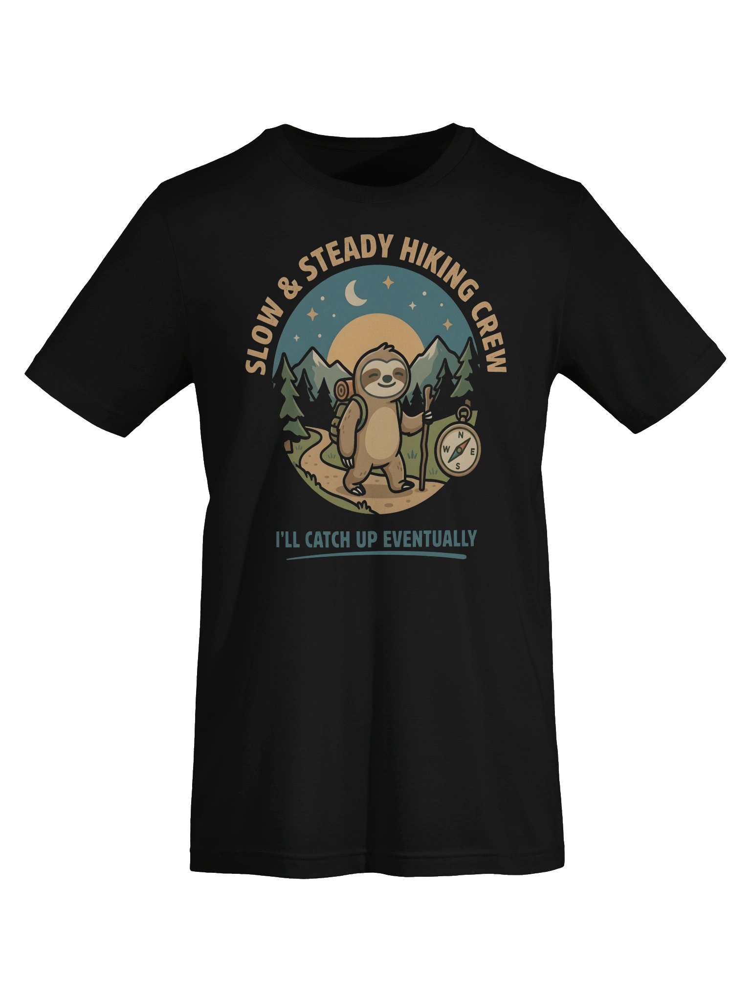 Slow & Steady Hiking Crew Sloth Tee product image (3)