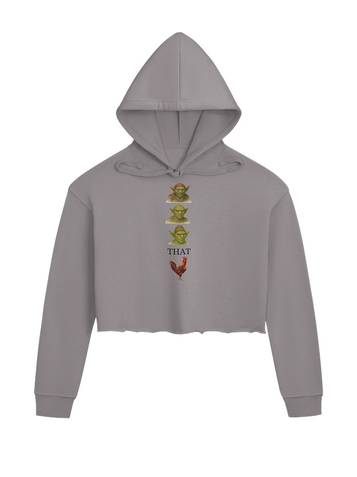 Goblin, Goblin, Goblin, THAT C@#! Crop Hoodie product image (1)