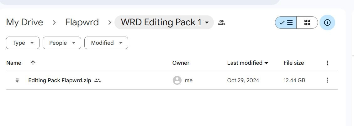 WRD Editing Pack 1 product image (2)