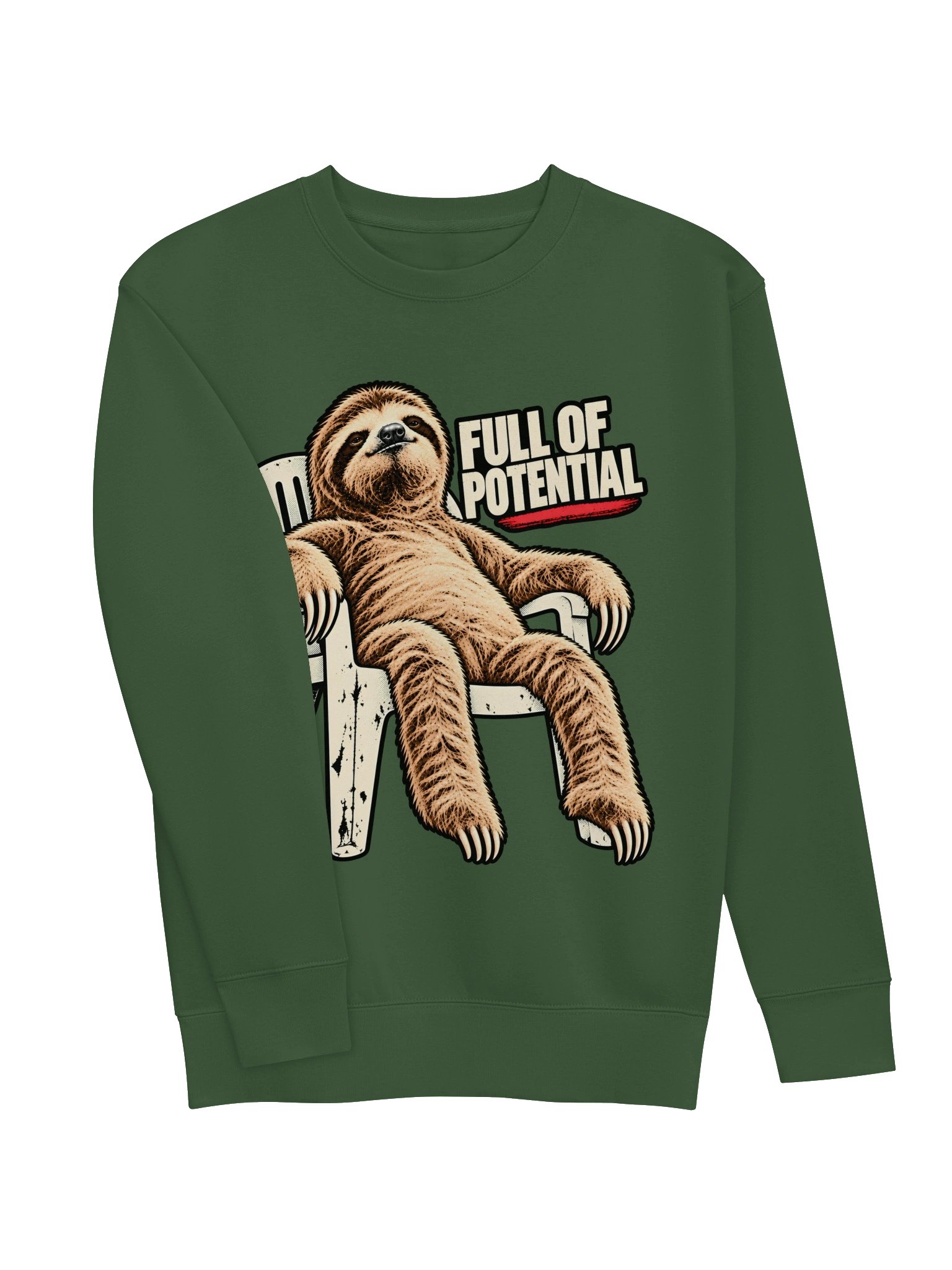 Sloth Full of Potential Premium Sweatshirt product image (15)