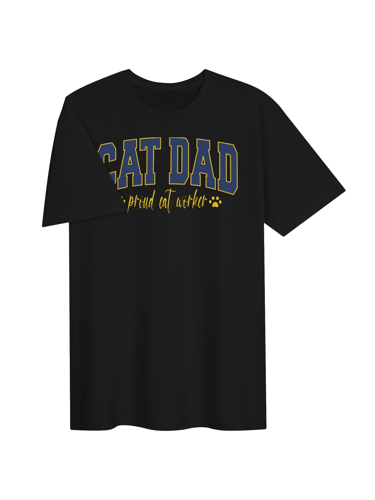 Cat Dad (proud cat worker) - Unisex Adult Super Soft Lightweight T-shirt product image (2)