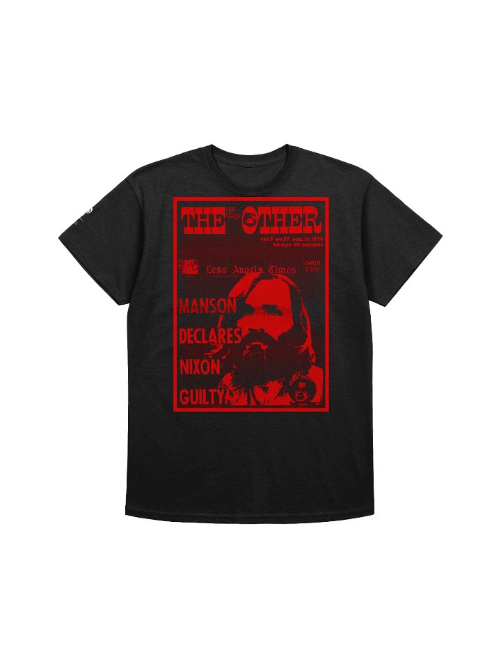 DEAD HORROR CLOTHING - MANSON DECLARES NIXON GUILTY T-SHIRT product image (1)