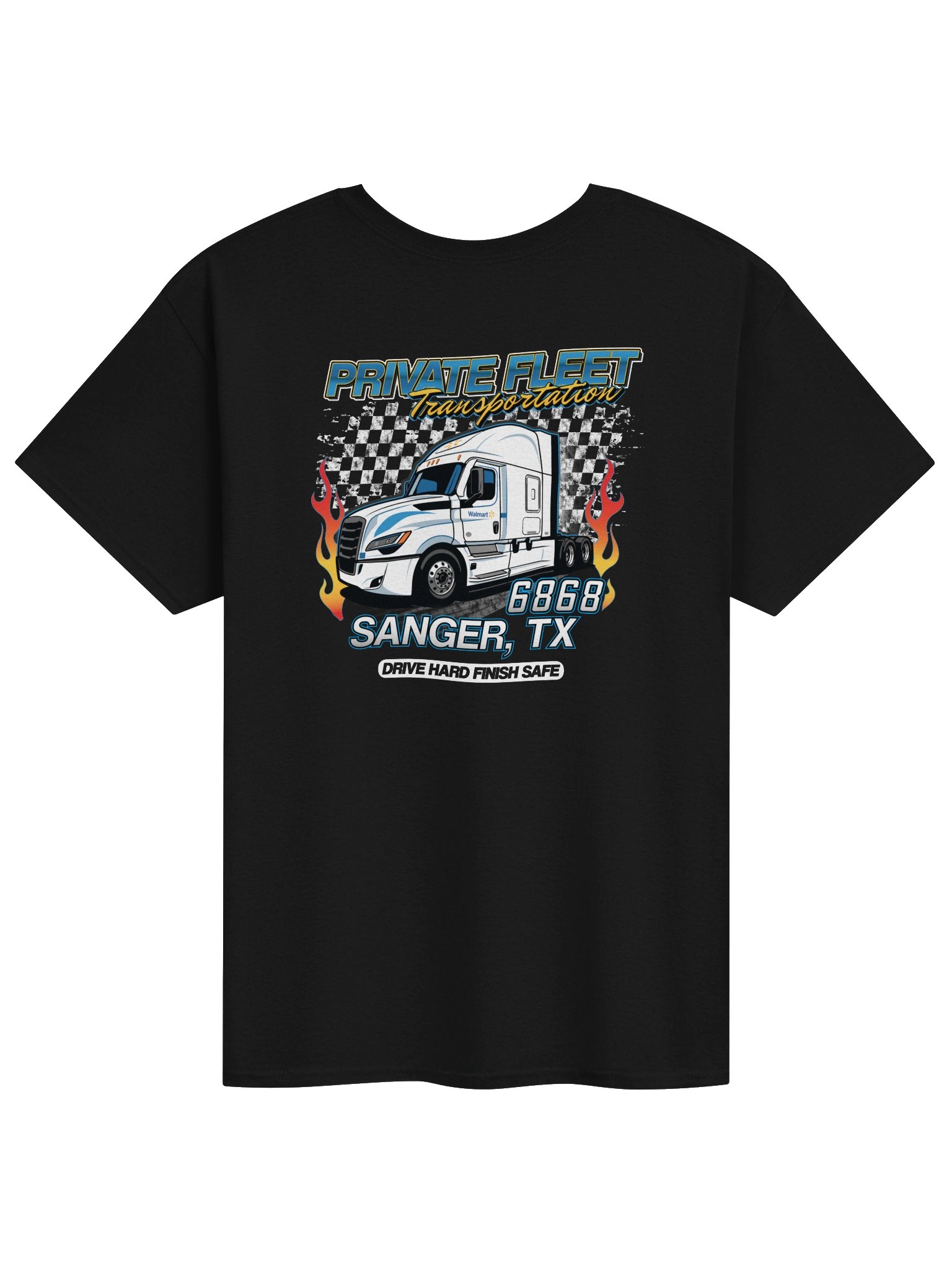 6868 Sanger Private Fleet Racing Theme T-shirt product image (1)
