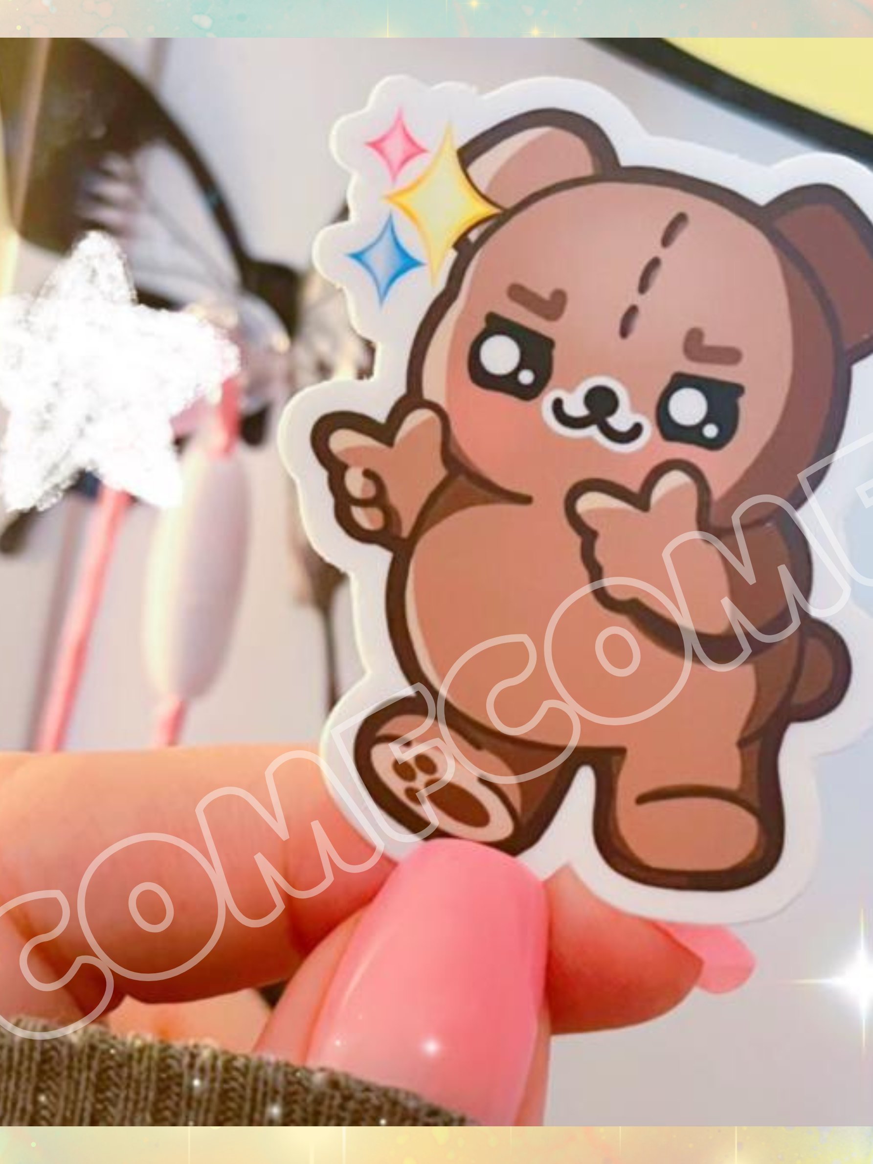 Finger Guns Ber Sticker product image (1)