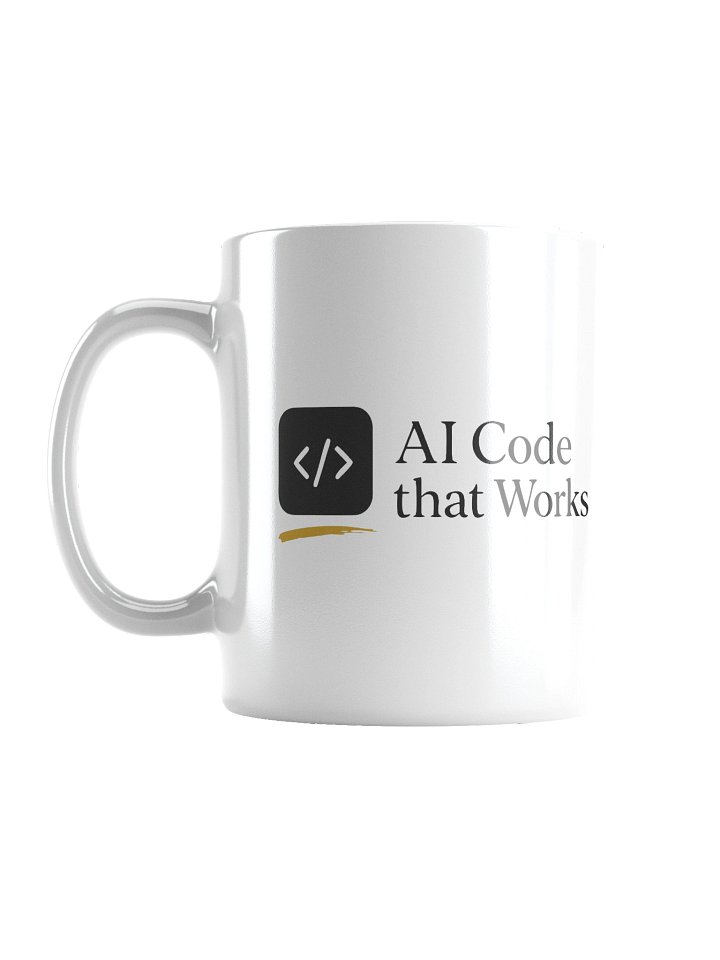 AI Code That Works Glossy Mug product image (1)