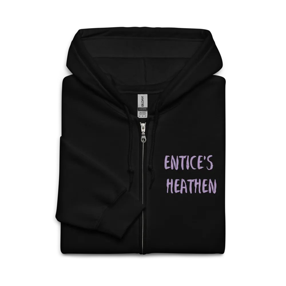 Entice's Heathen Zip Hoodie - Purple product image (27)