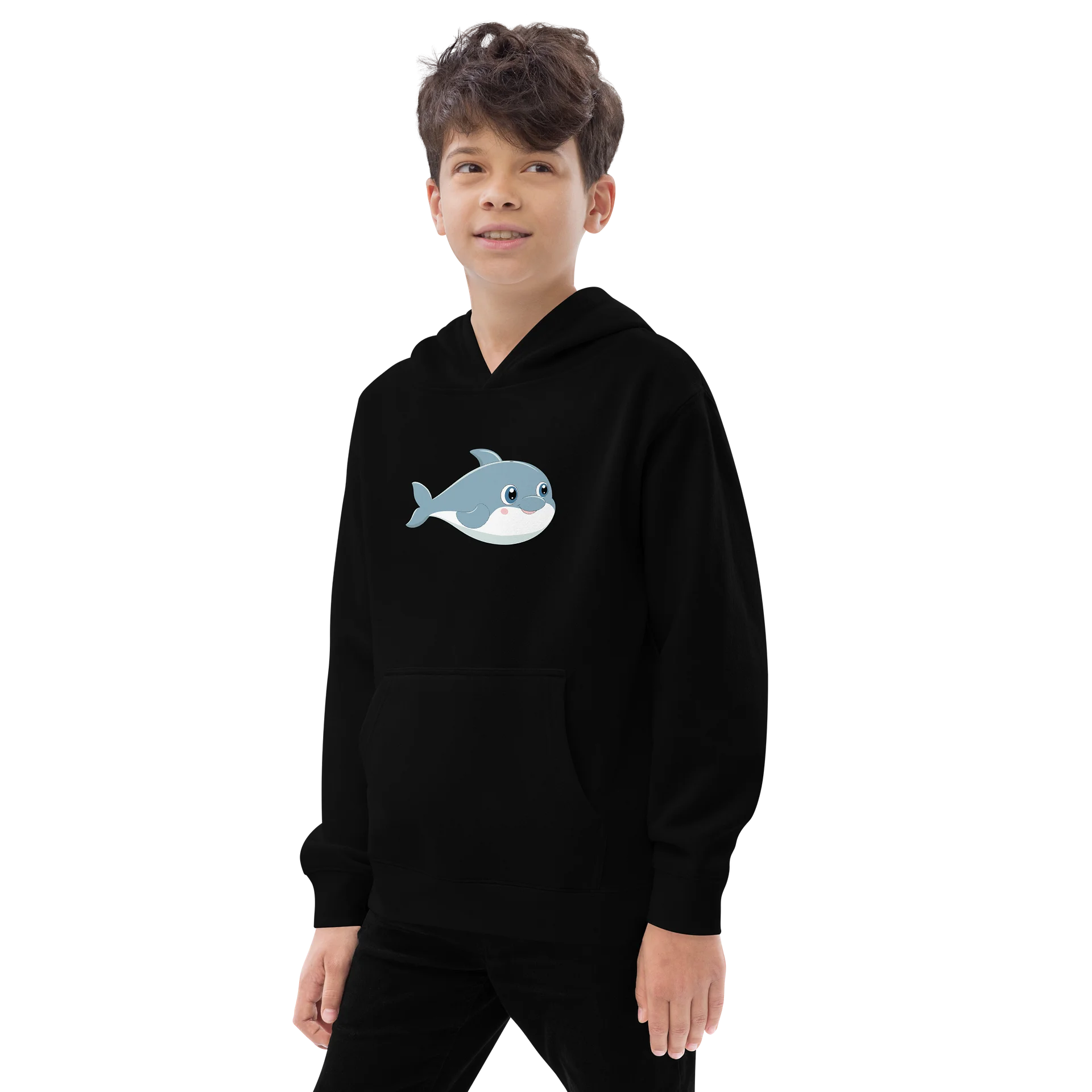 Sea Friends Dolphin Youth Fleece product image (5)