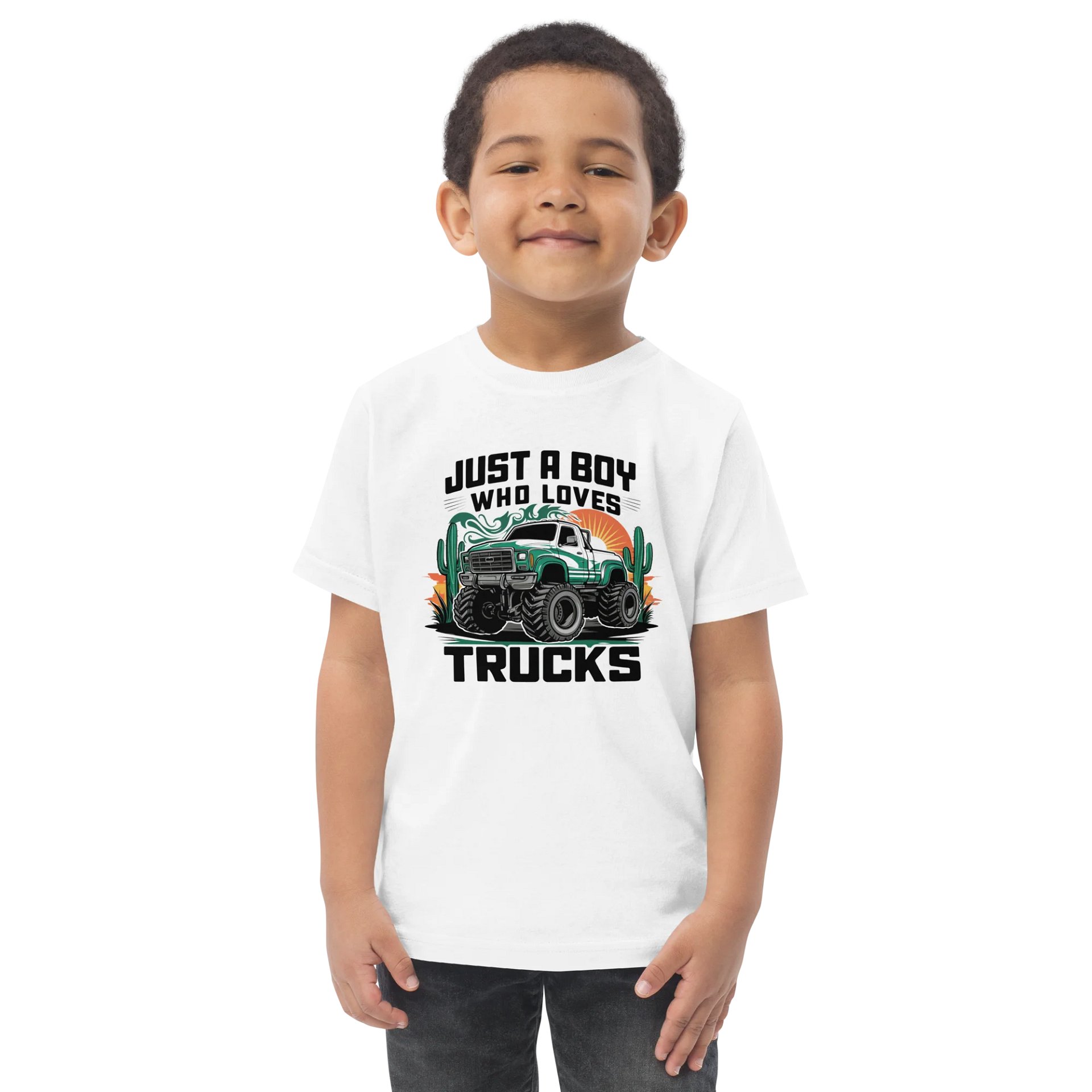 Just a Boy Who Loves Trucks Toddler Tee product image (3)
