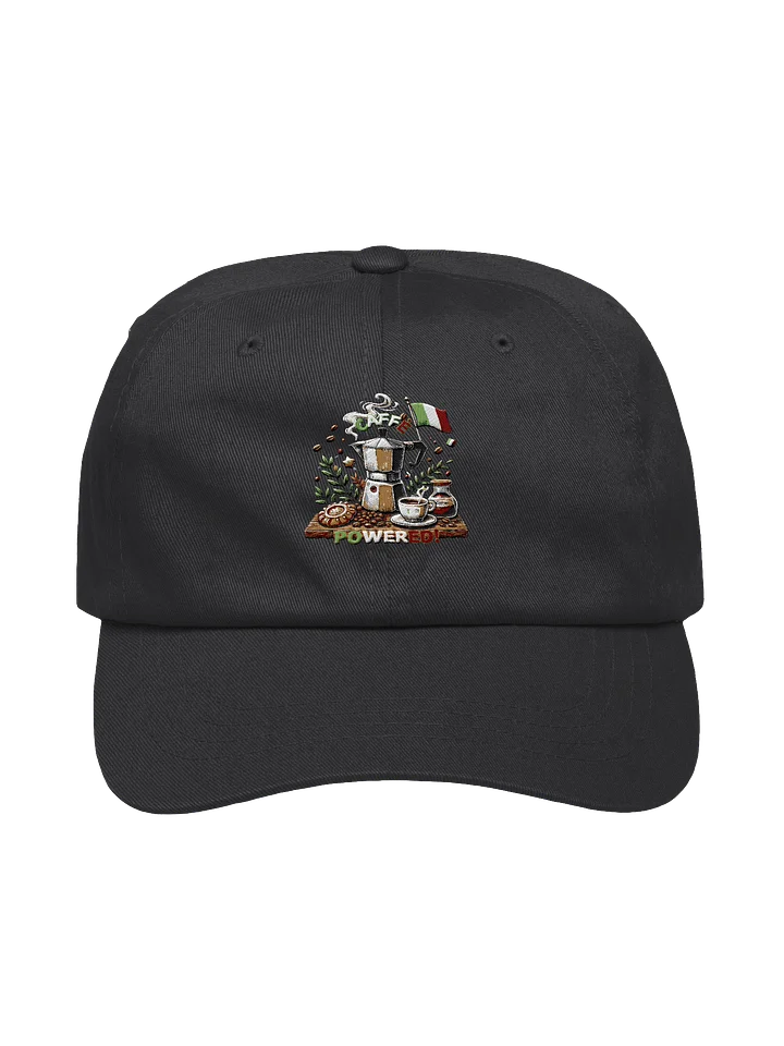 Caffe Powered! Espresso Lover's Dad Hat product image (1)