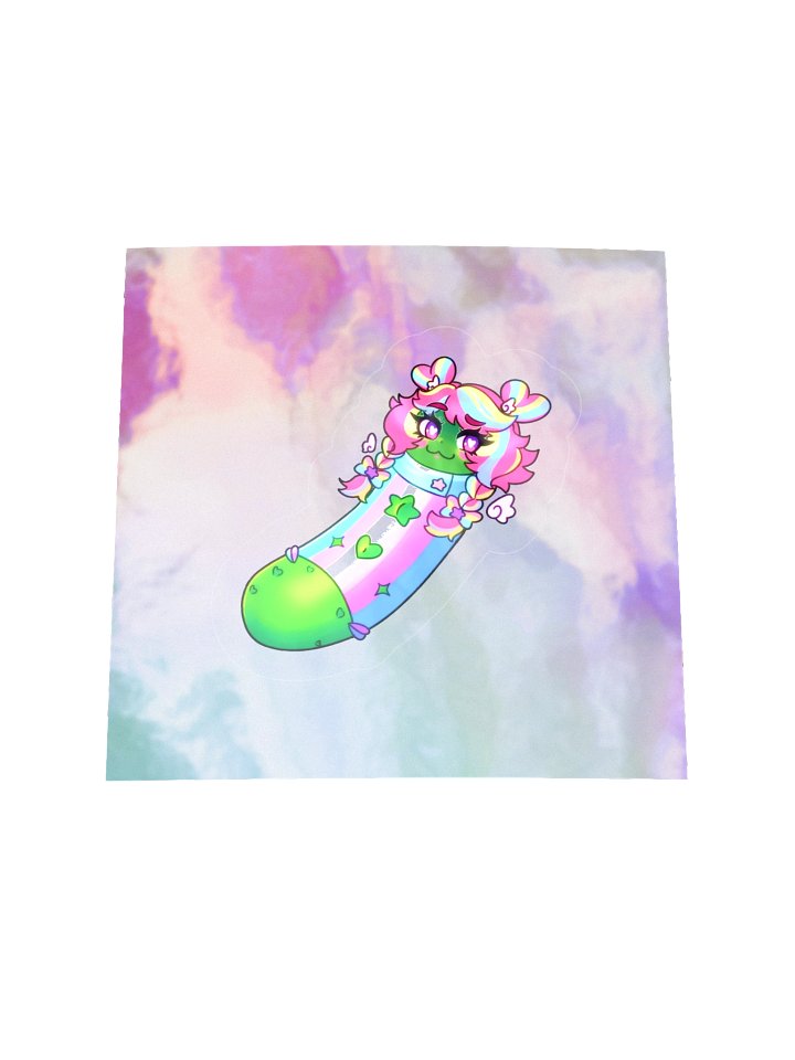 ♡ Pickle Rat Holographic Sticker ♡ product image (2)