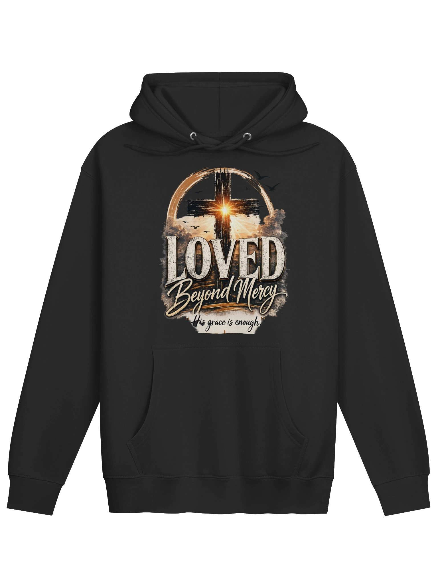 Loved Beyond Mercy Christian Hoodie | God's Grace Apparel | Kingdom Life Co. product image (2)