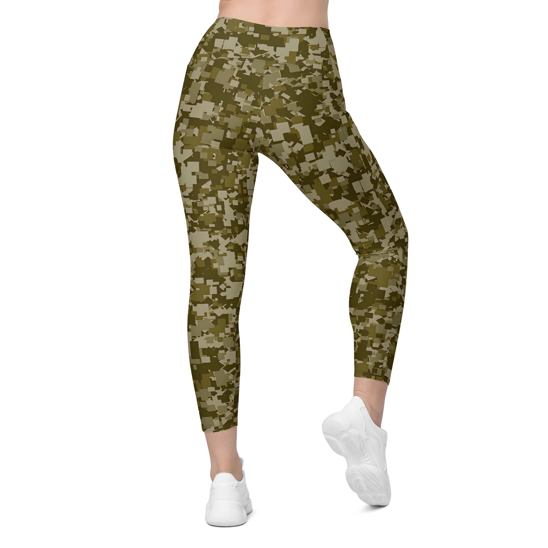 WhamBlam Camo All-Over Leggings with Pockets product image (2)