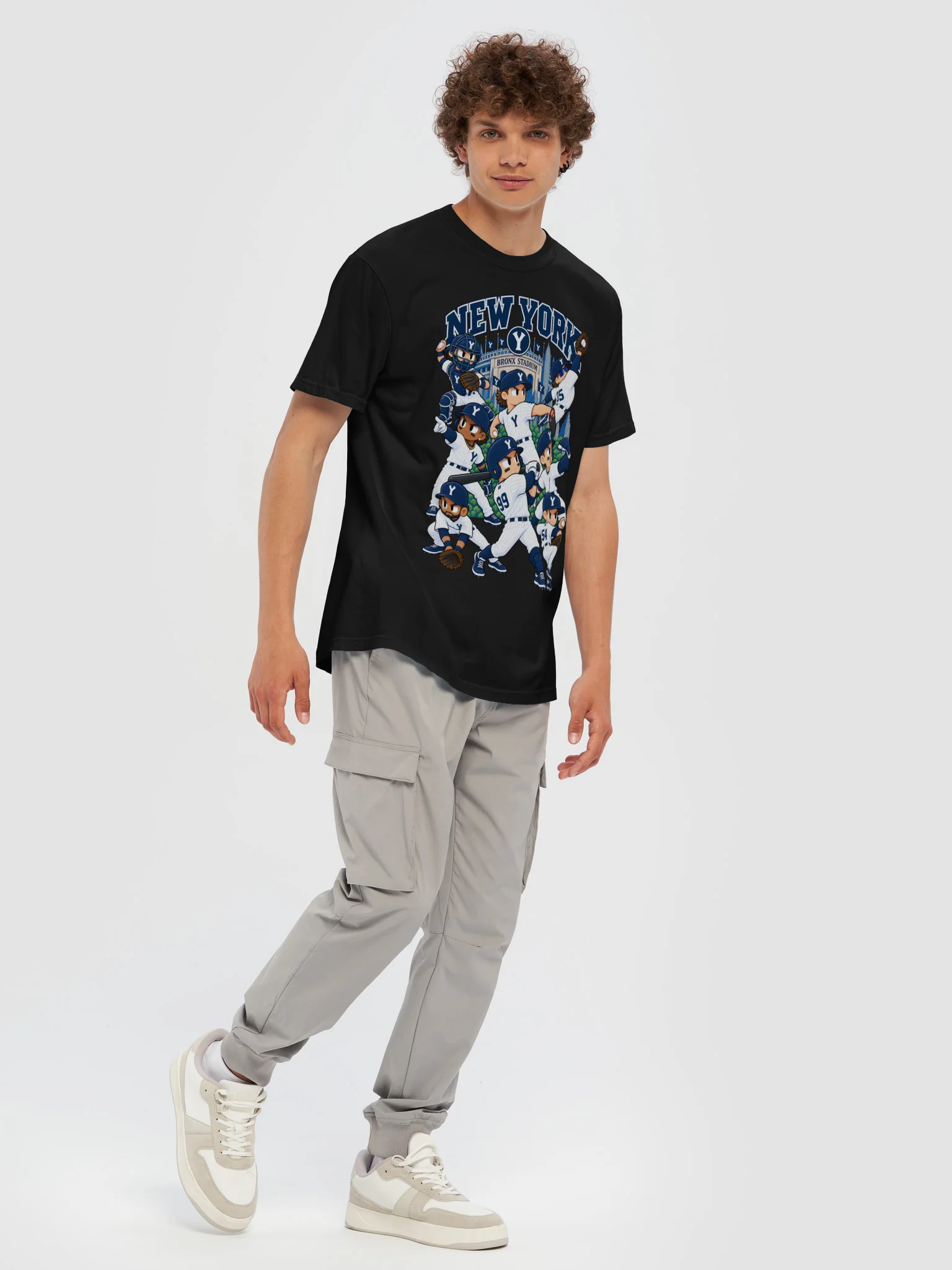 New York Bronx Baseball Animated Player T-Shirt product image (7)