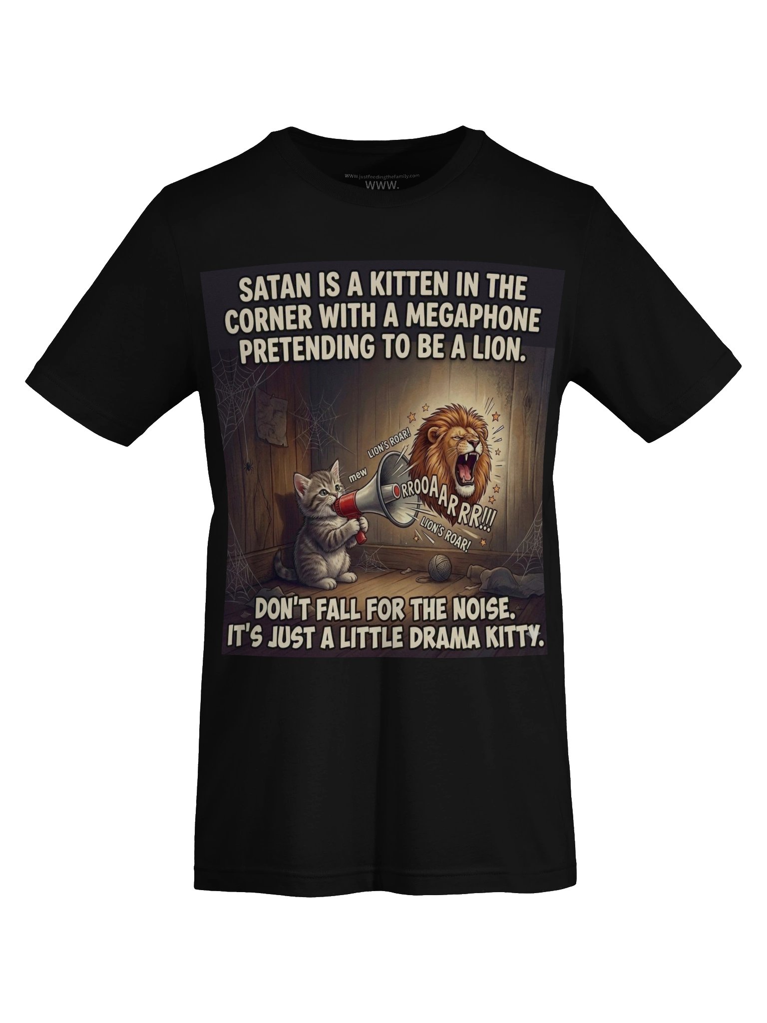 Spiritual Warfare Graphic Tee | Funny Christian Apparel | God Invented Humor product image (7)