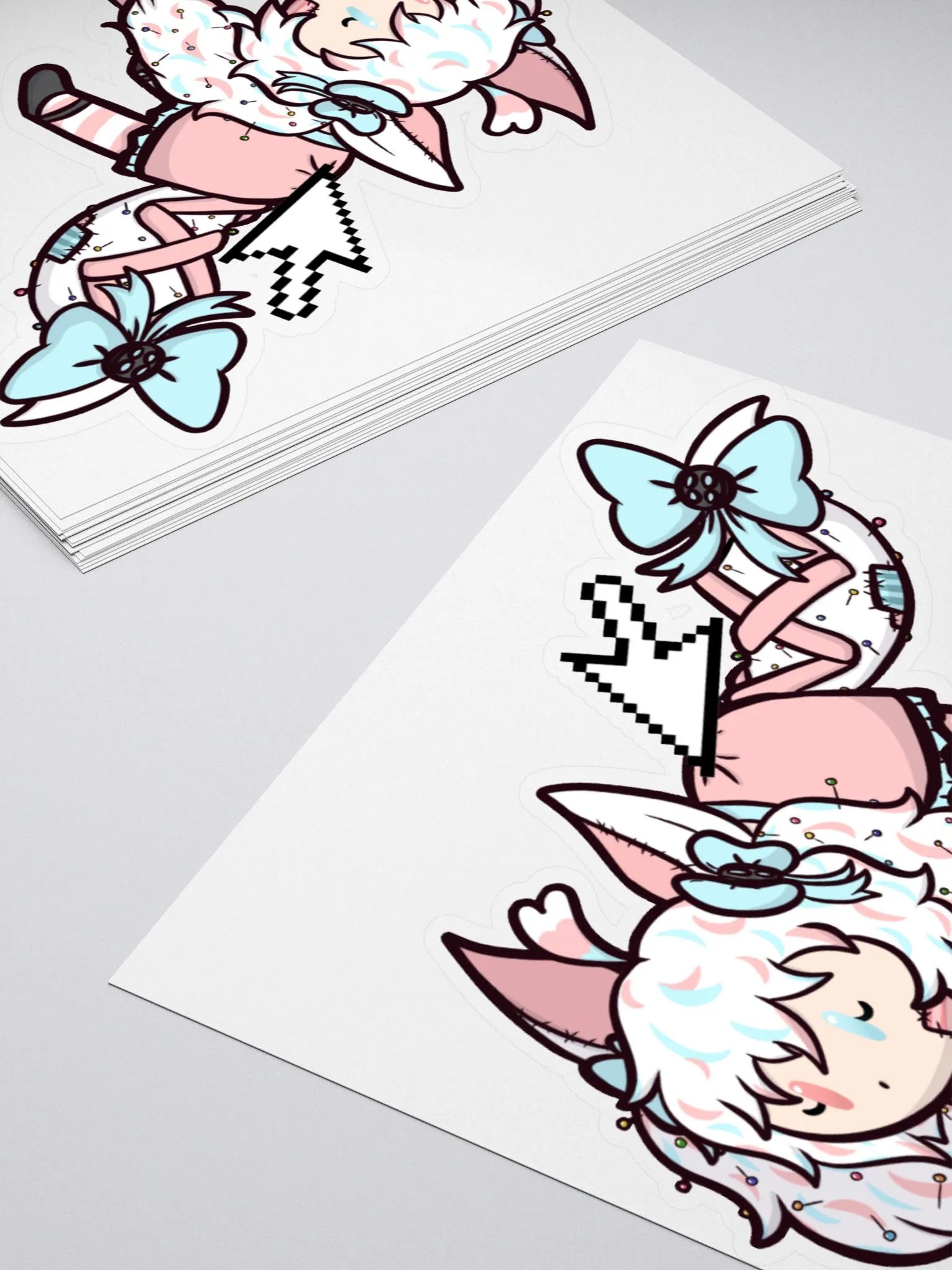 Sleepy Michaela Mouse Dragging Sticker product image (4)