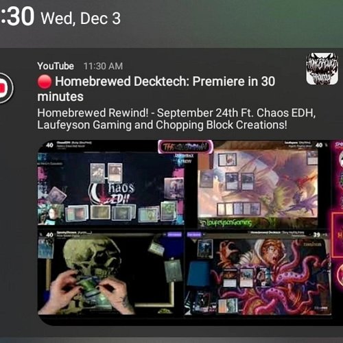 Not only are we going Live on Twitch tonight we have some #homebrewedrewind over on YouTube! Game from about two months ago! ...