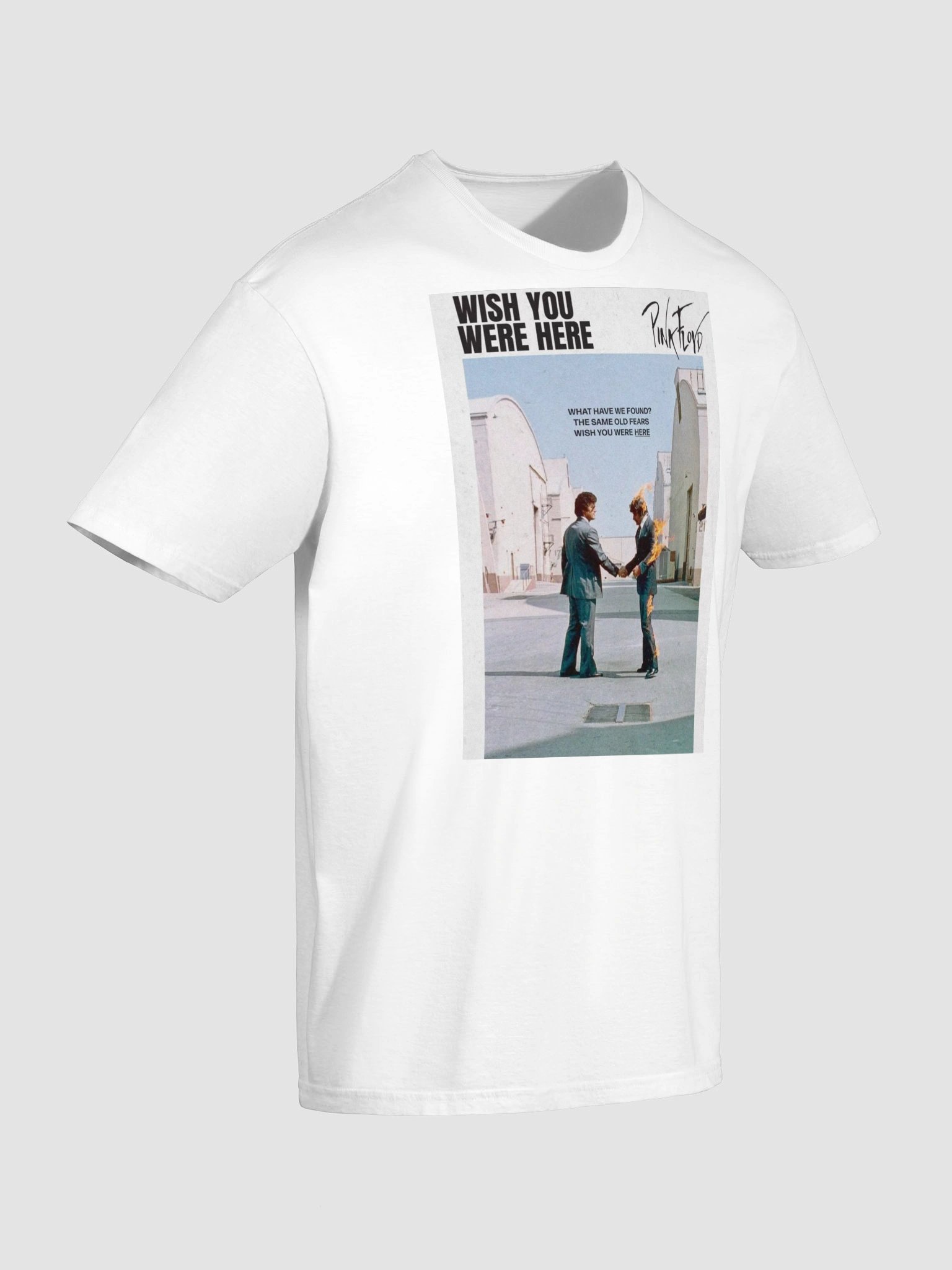 Pink Floyd Wish You Were Here Vintage T-Shirt | Iconic Burning Man Album Cover Rock Tee product image (7)