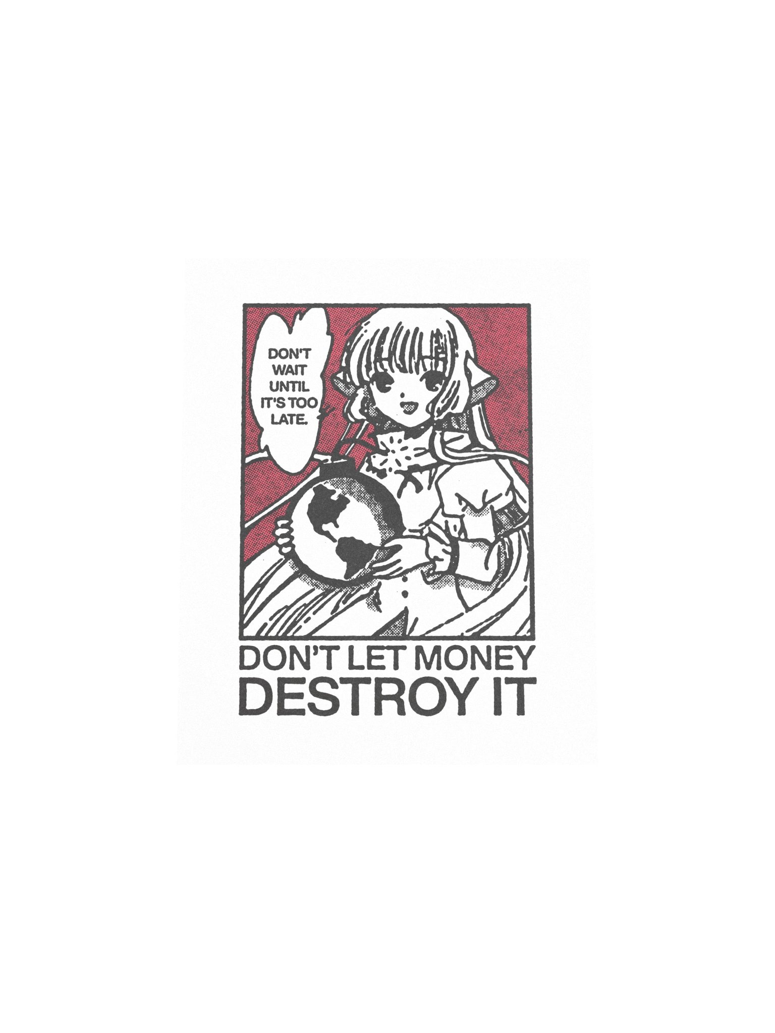 DON'T LETS THE MONEY ! Art Print. product image (4)