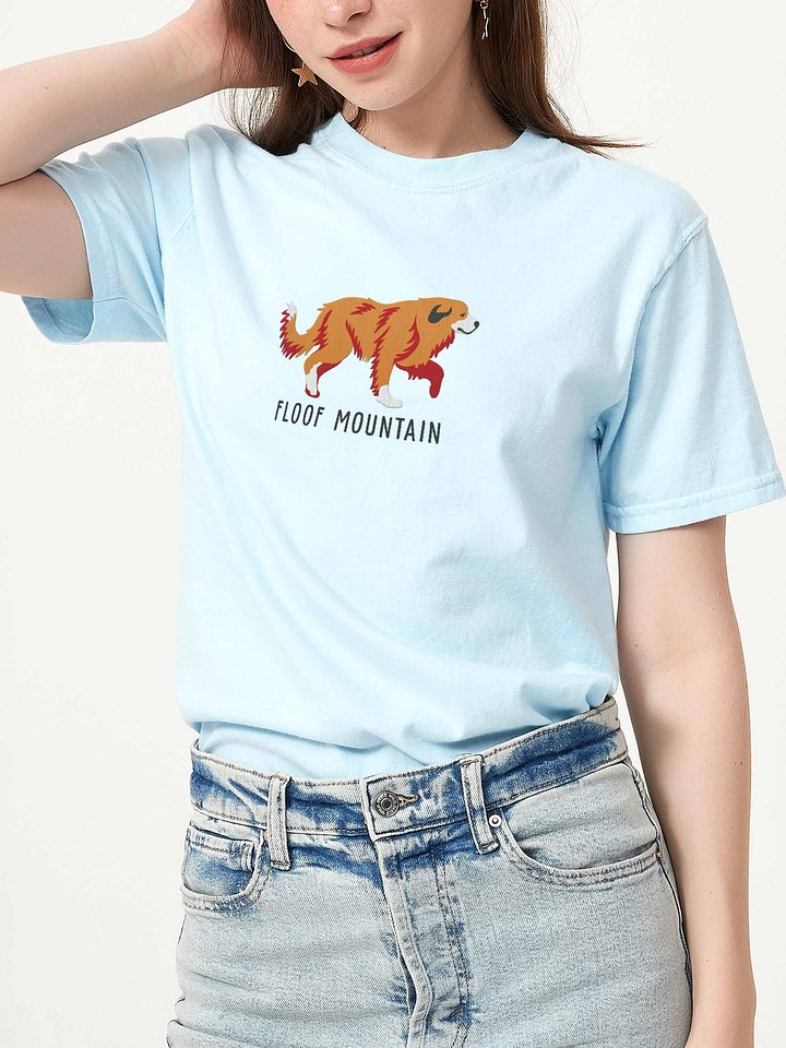 Floof Mountain T-Shirt(Embroidered) of a Great Pyrenees(Brown) product image (2)