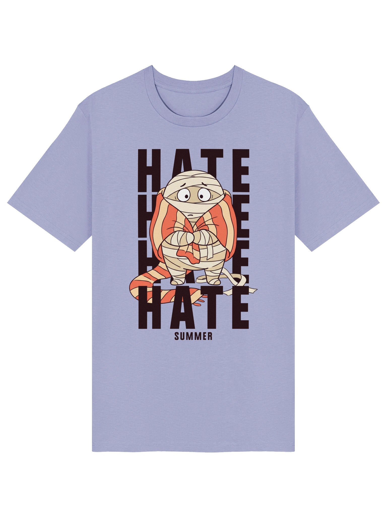 Hate Summer Bandaged Cartoon Tee product image (1)