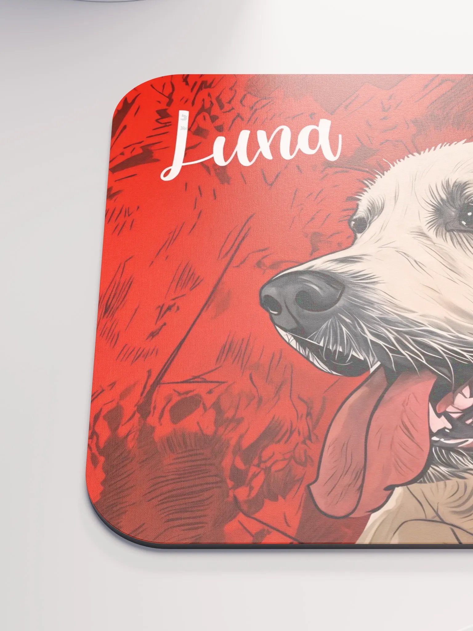 YOUR BEST FRIEND! / CLASSIC MOUSE PAD WITH PERSONALIZED NAME product image (2)