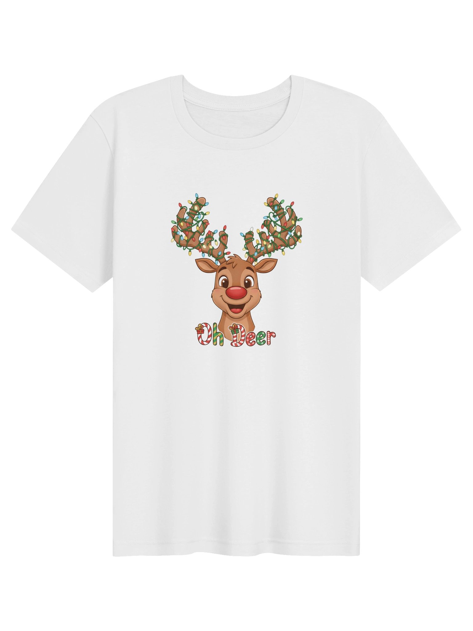 Oh Deer Christmas Reindeer Tee product image (3)