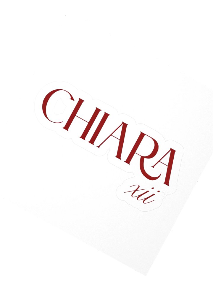 Chiaraxii Kiss-Cut Logo Sticker product image (2)