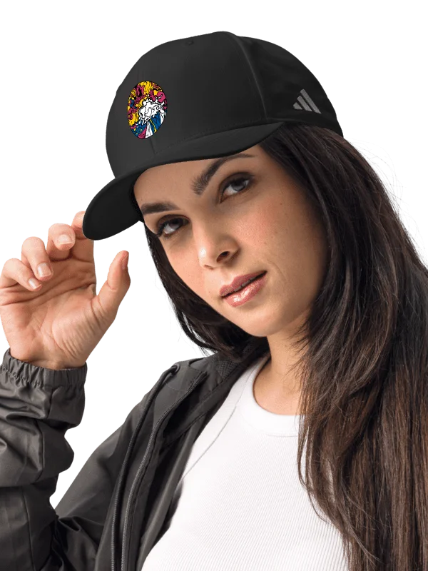 Energetic Swirls Performance Cap - Wave at Sunset product image (17)