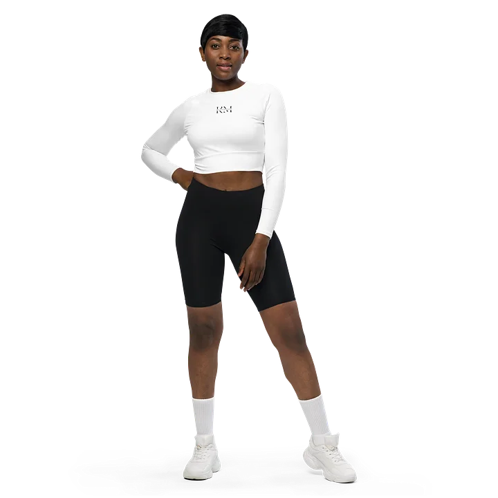 KC Cropped Longsleeve -white- product image (1)