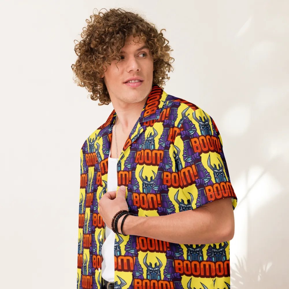 Straightedge Monster BOOM! Hawaiian Tee product image (7)