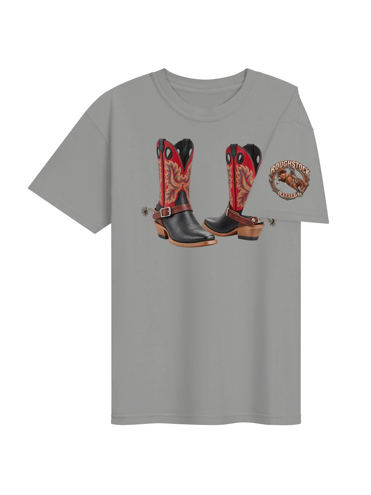 Red Spur Cowboy Boots Western T-Shirt | ROUGHSTOCK™ product image (168)