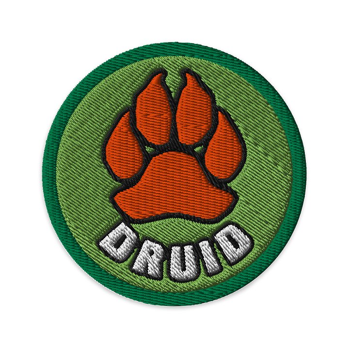 Batte Baubles Druid Class Embroidered Patch product image (1)