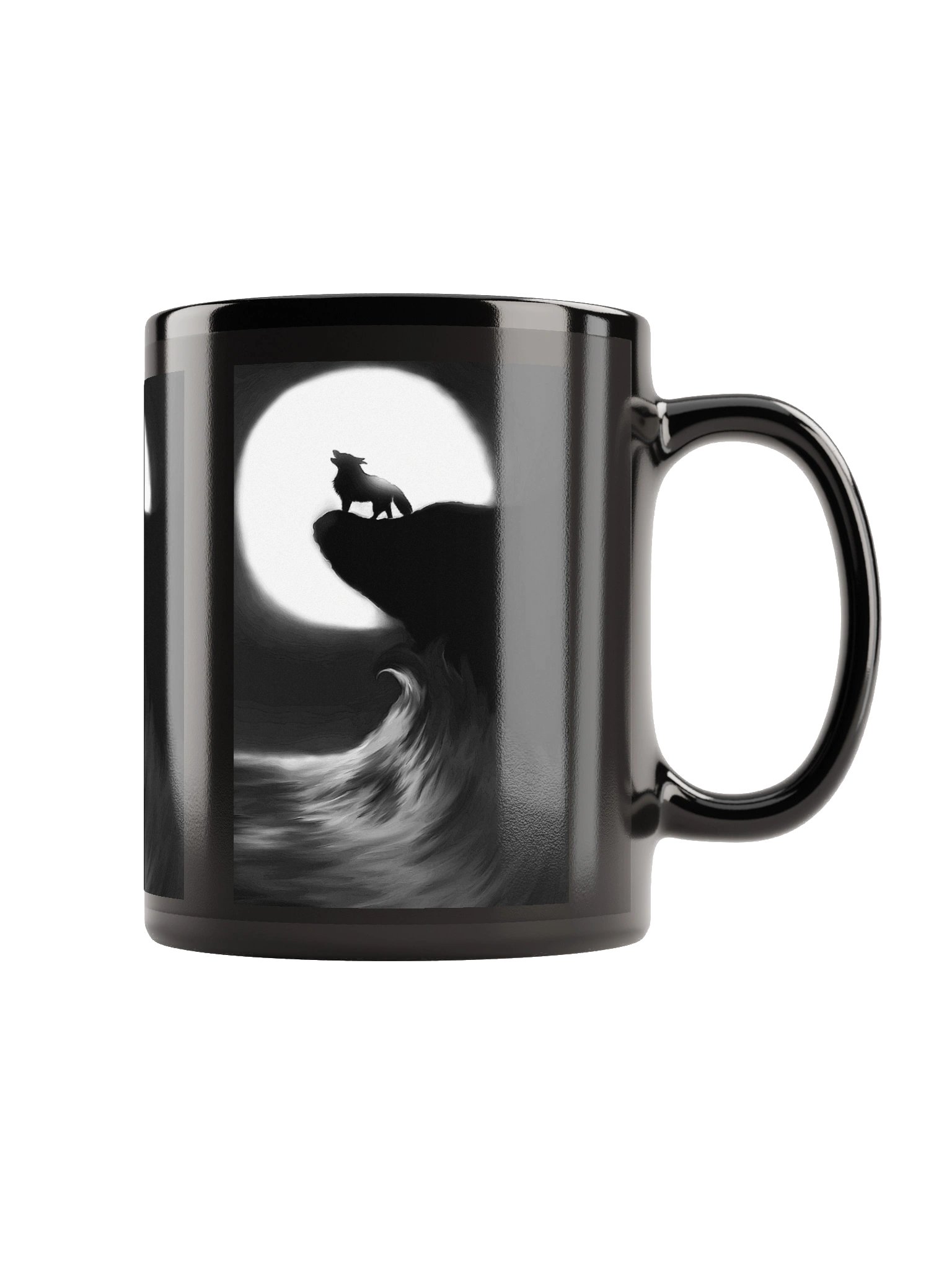 Black Glossy Mug product image (1)