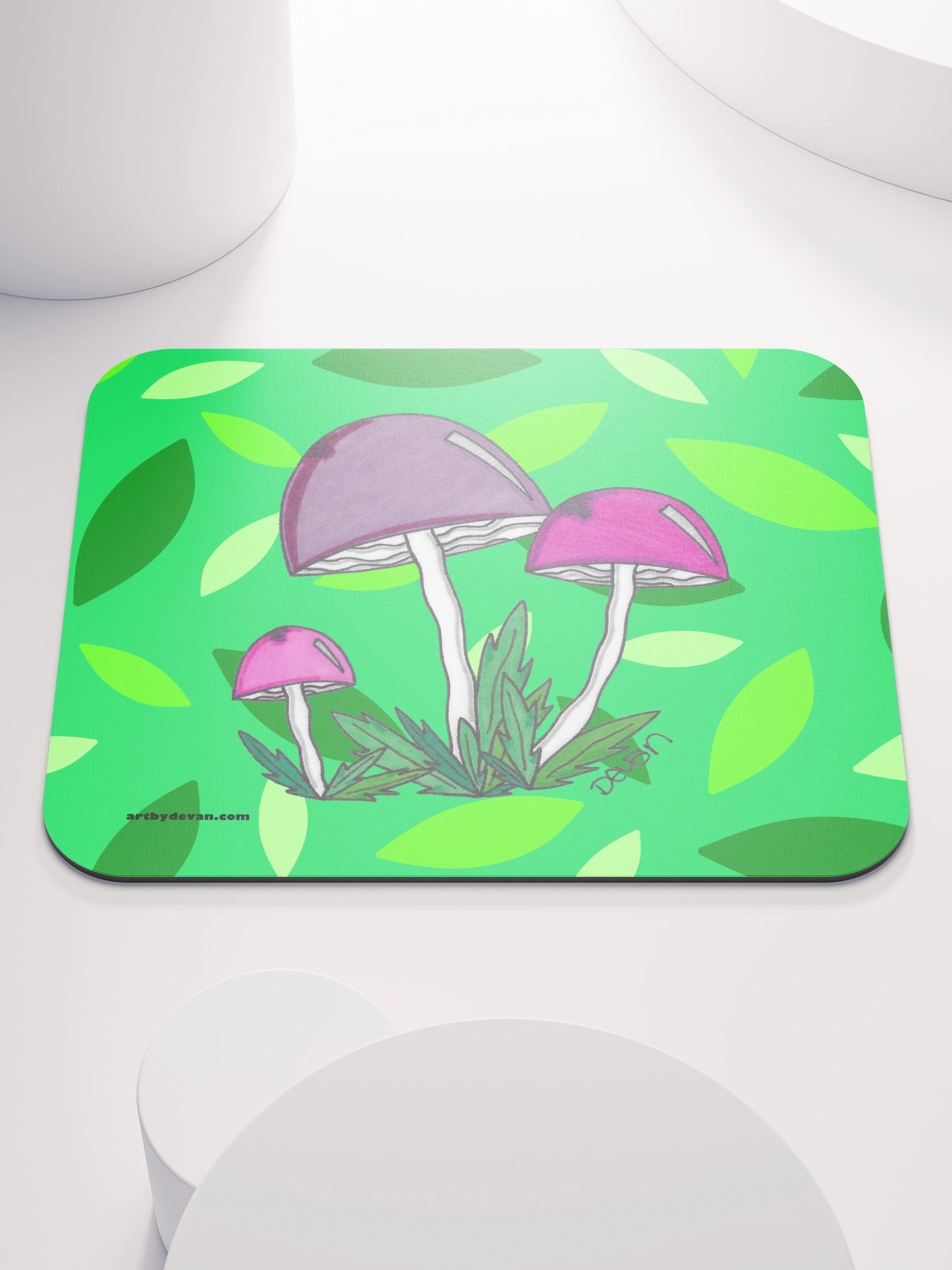 Purple Mushrooms Mousepad product image (1)