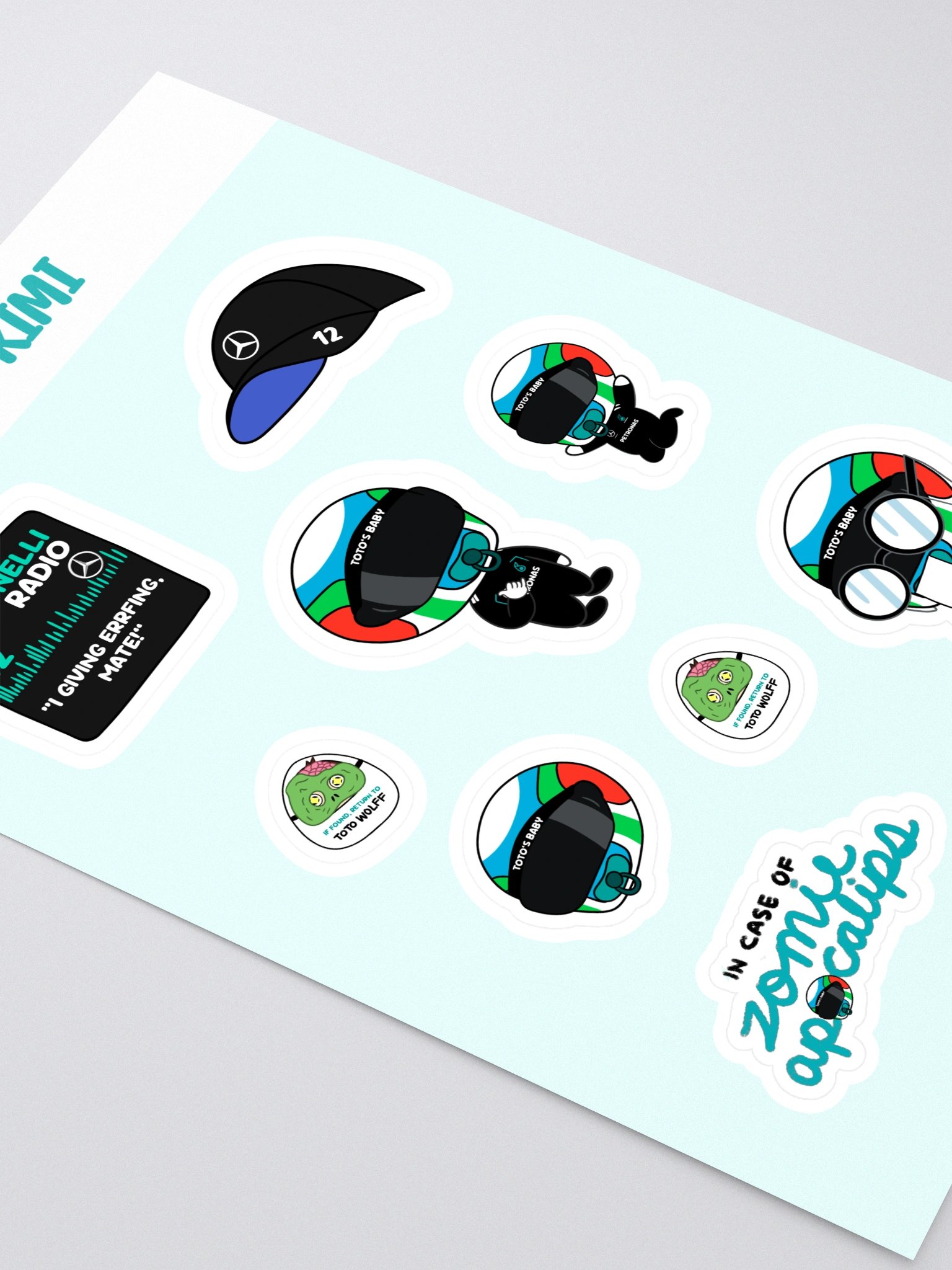 Kimi Antonelli - Sticker Sheet product image (2)