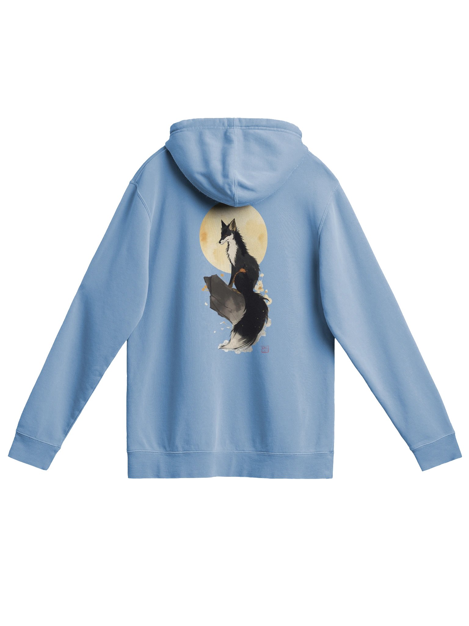 Moonlit Fox Pigment Dyed Hoodie product image (4)