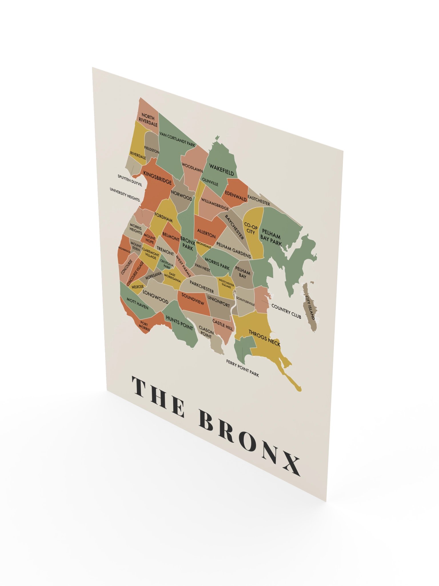 Bronx Neighborhood Map (Earth) [all] product image (4)